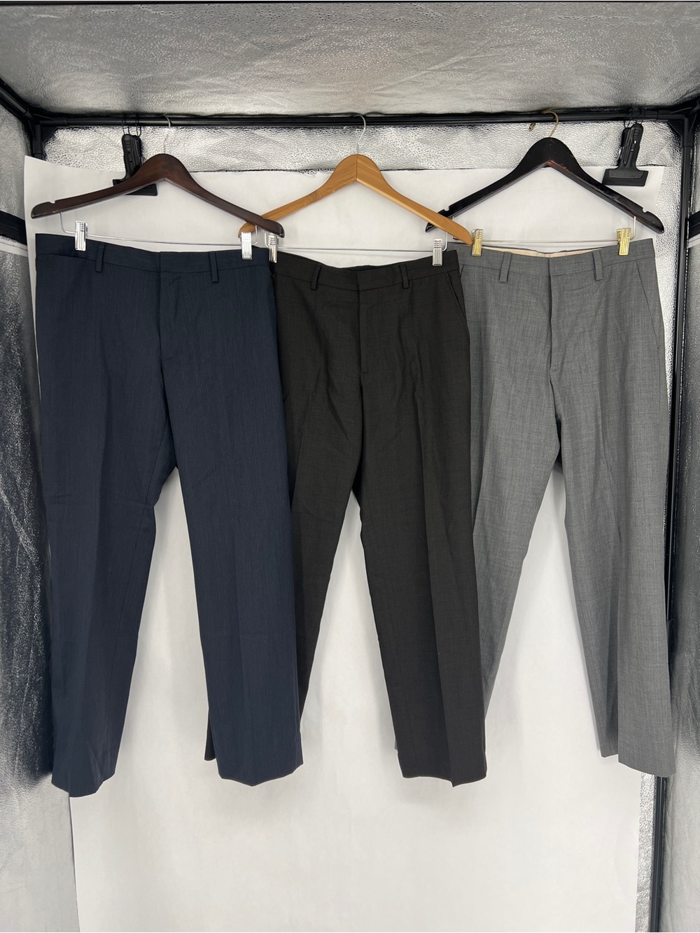 Banana Republic lot of 3 Dress Pants 31x30- Navy, brown, gray